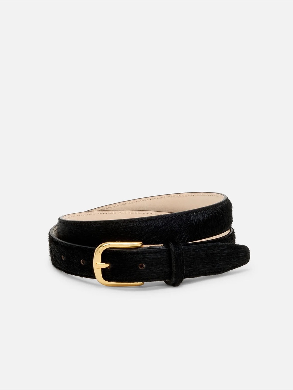 Aureum NWT No. 14 Black Pony Hair Belt XS/S